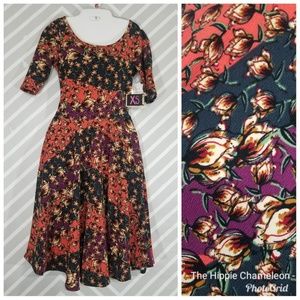 XS Floral LuLaRoe Nicole